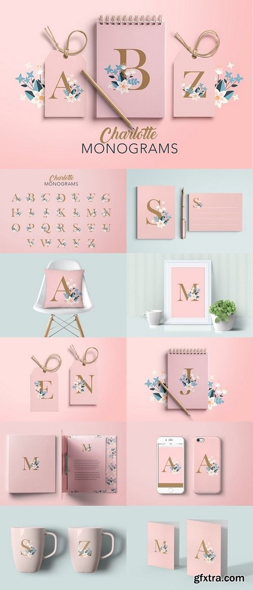 CM - Charlotte Monograms 1243069