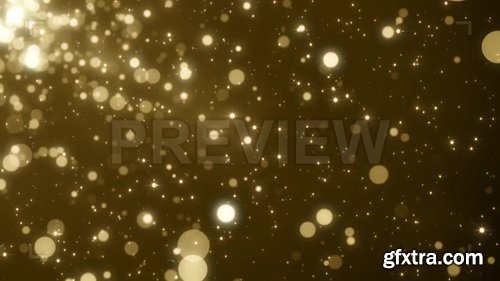 MA - Particles Gold Background