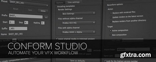 Conformstudio 1.2.5 - Plugin for After Effects