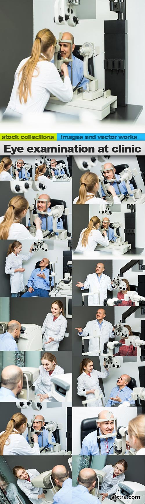 Eye examination at clinic, 15 x UHQ JPEG