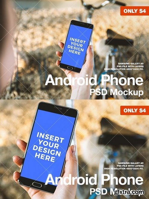 CM - Android Phone PSD Mockup 1522058