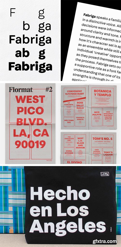 Fabriga Font Family