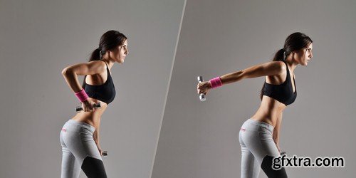 Beautiful fitness woman - 6 UHQ JPEG