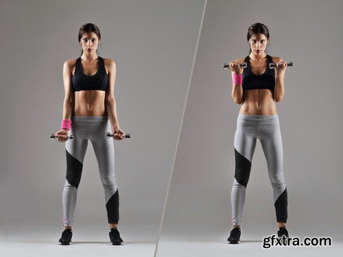 Beautiful fitness woman - 6 UHQ JPEG