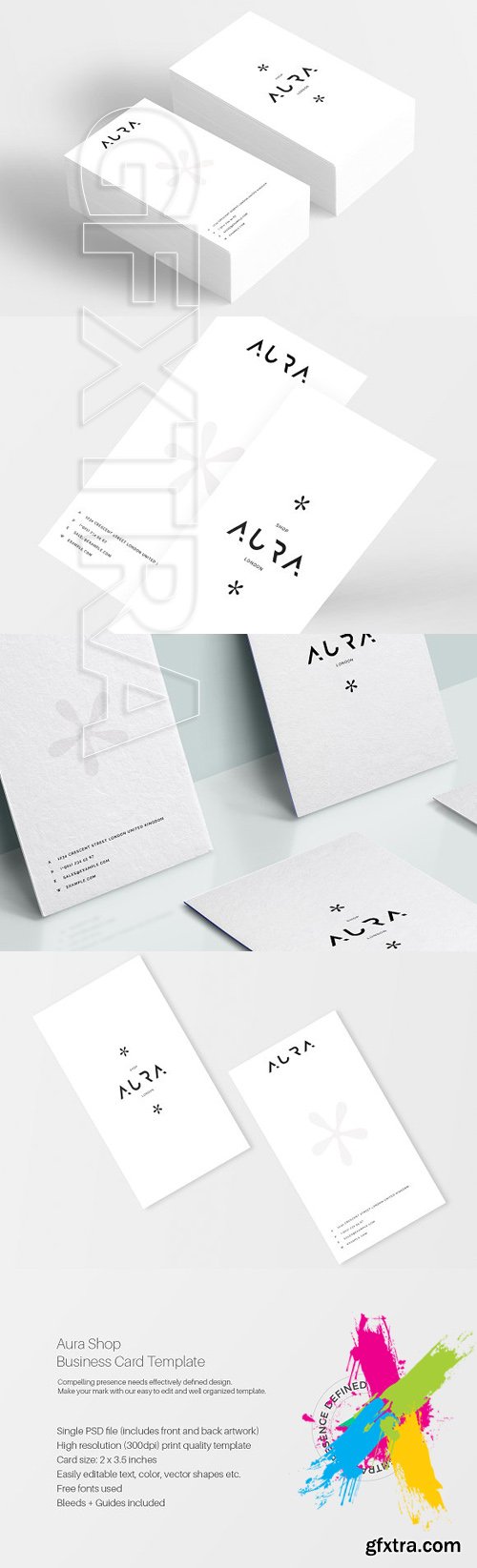 CM - Aura Shop Business Card Template 1570651