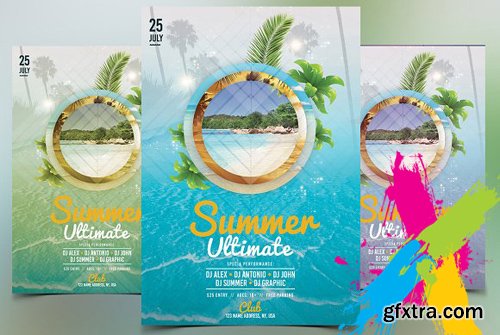 CM - Summer Ultimate - PSD Flyer Template 1570680