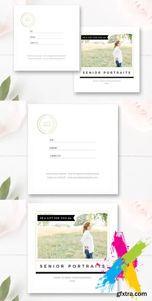 CM - Photographer Gift Card Template 1572197