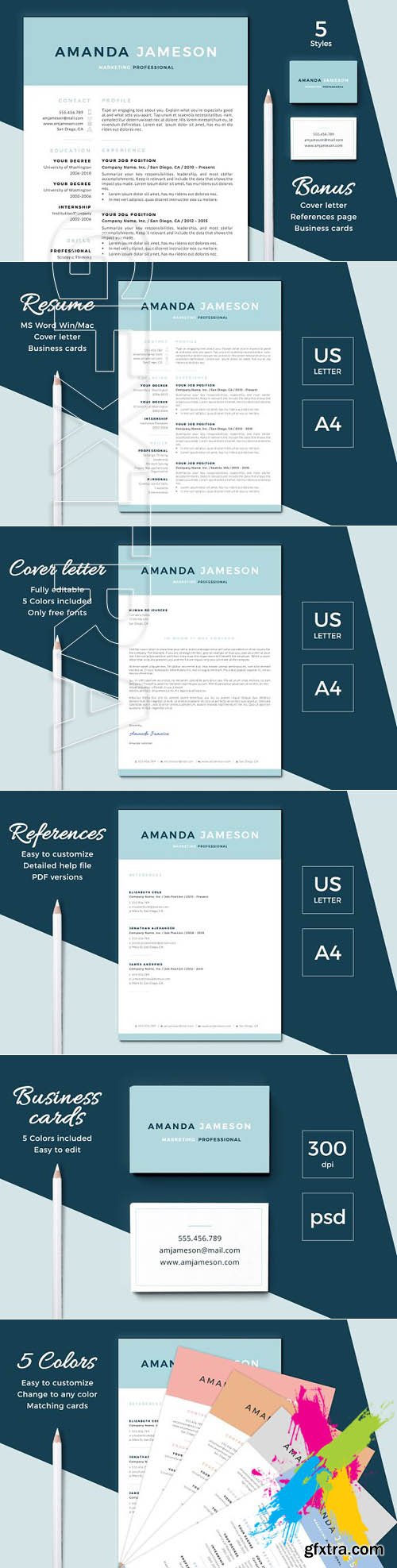 CM - Modern Resume CV Template 1513429