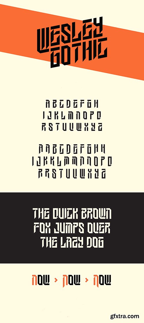 Wesley Gothic Font