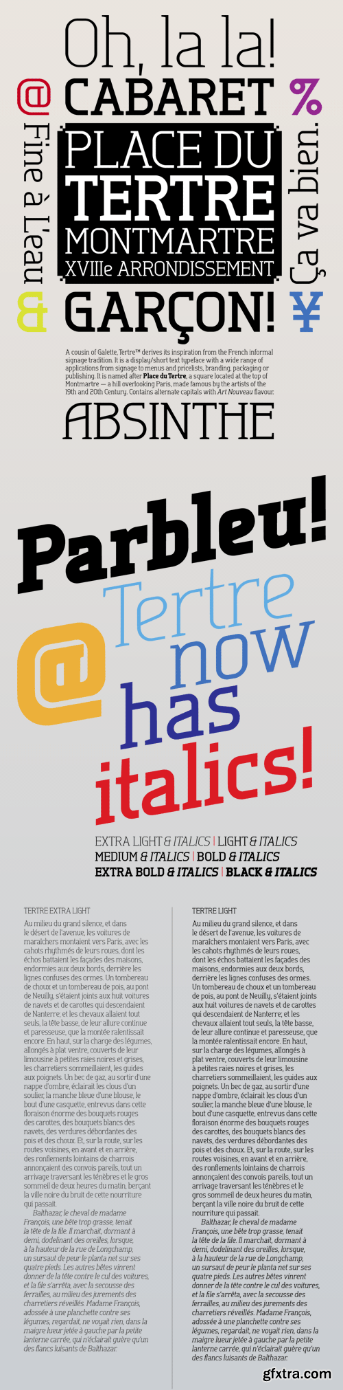 Tertre Font Family