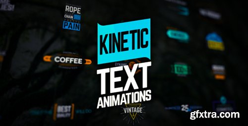 Videohive Kinetic Text Animations 19884934