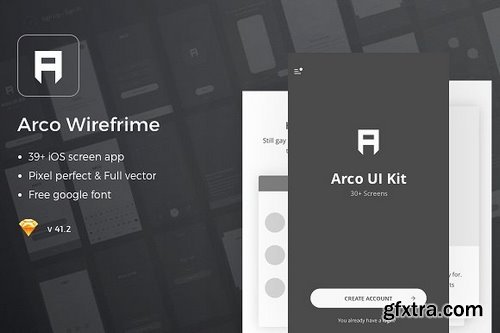 CM - Arco – Wireframe Mobile UI Kit 1262783