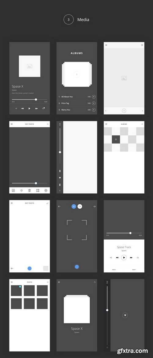 CM - Arco – Wireframe Mobile UI Kit 1262783