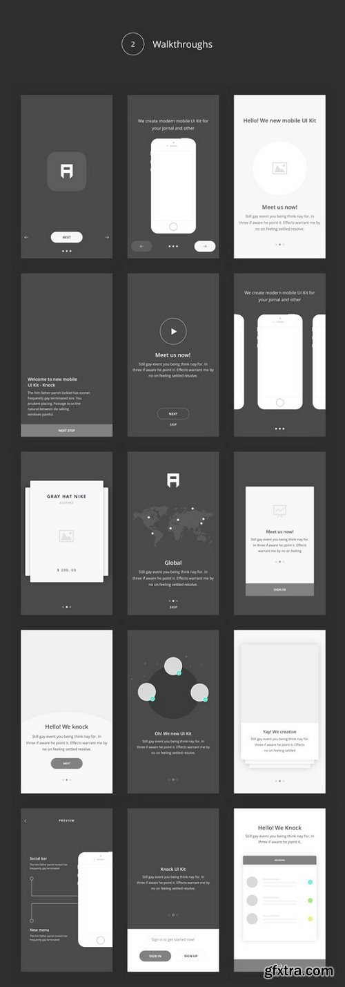 CM - Arco – Wireframe Mobile UI Kit 1262783