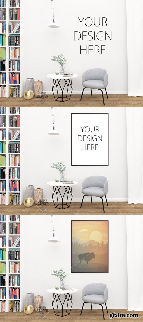 CM - Poster mockup - wall mockup 1243408