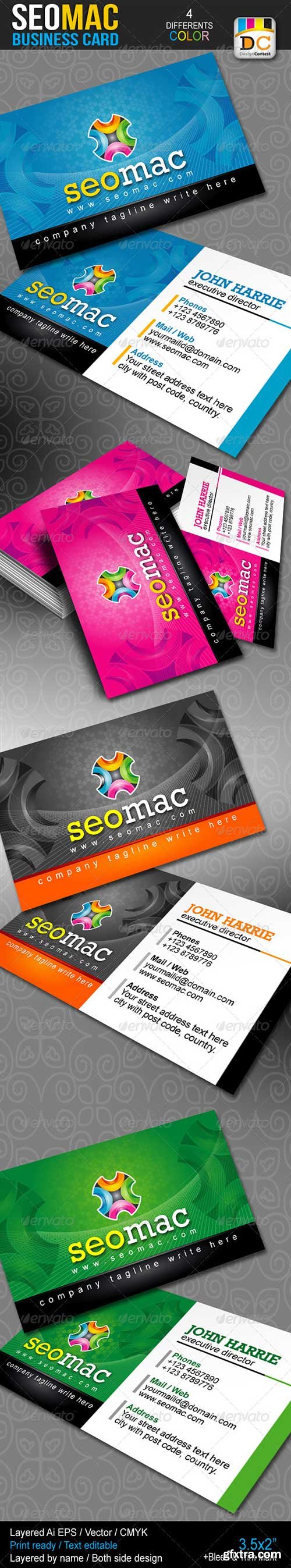 Graphicriver - Seo Mac Corporate Business Cards 3101898