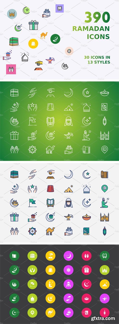 CM 1528075 - Ramadan Icon Bundle