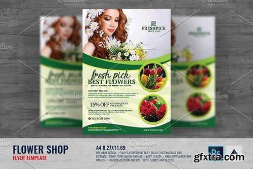 CM - Flower Shop Flyer 1493810