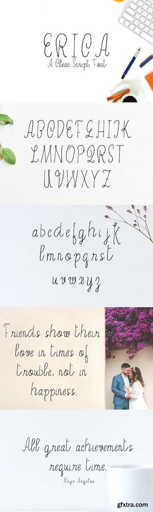 CM - Erica Script Font 1480235