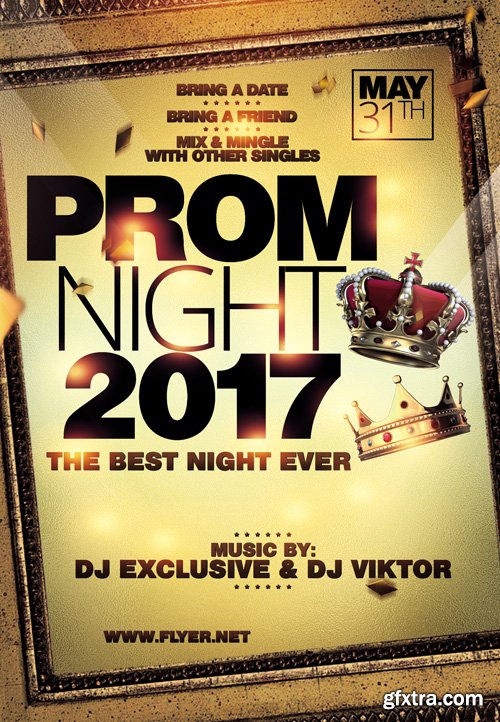 Prom Night - Premium A5 Flyer Template