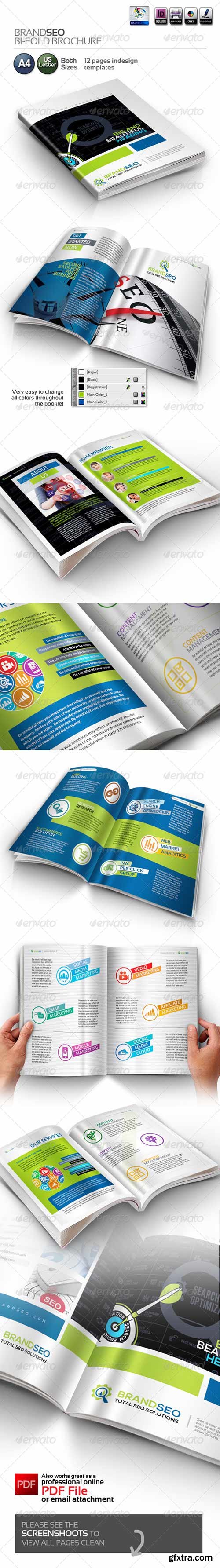 Graphicriver - BrandSEO Bi-fold Creative Brochure 4183802