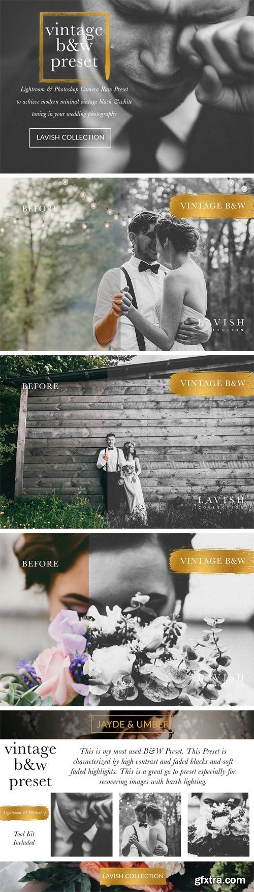 CM 1527688 - Vintage B&W Wedding Presets