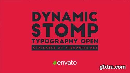 Videohive - Dynamic Stomp Typography Open - 19994003