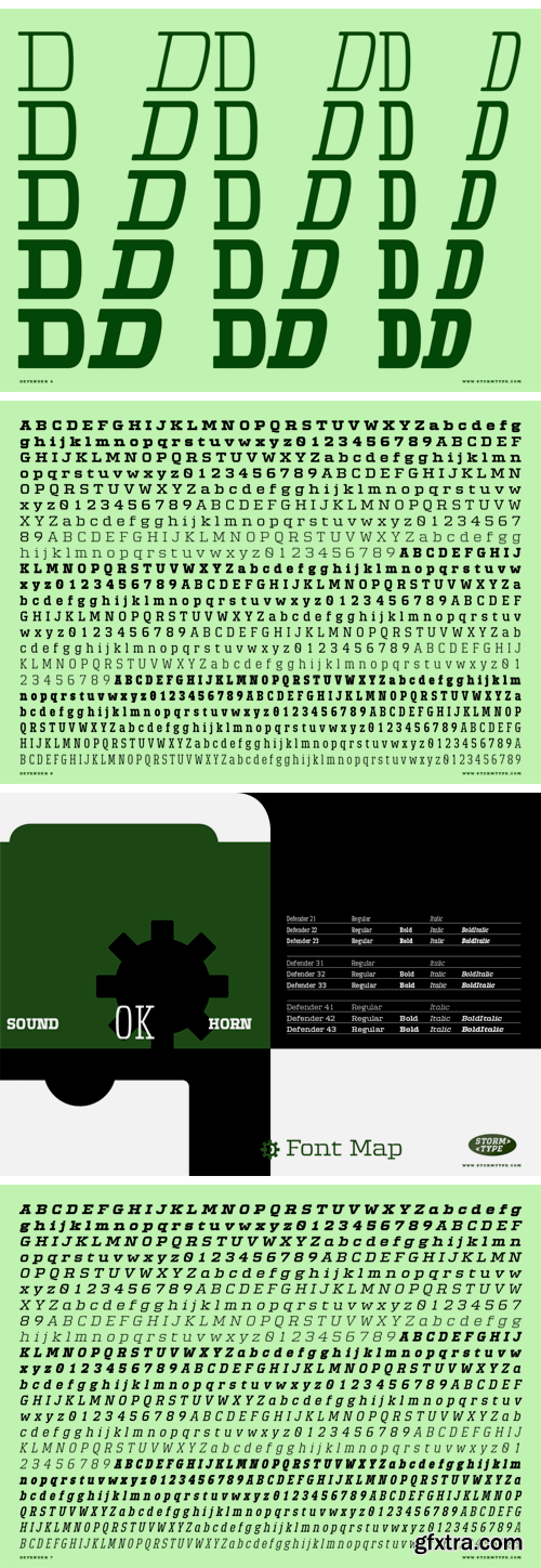 Defender Font Family