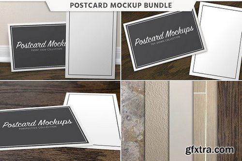 CM - Postcard Mockup Bundle 1234632