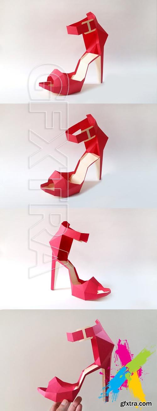 CM - DIY High heel Belly - 3d papercrafts 1489864