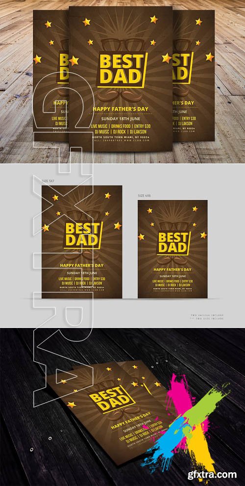 CM - Fathers Day Flyer Template 1571682