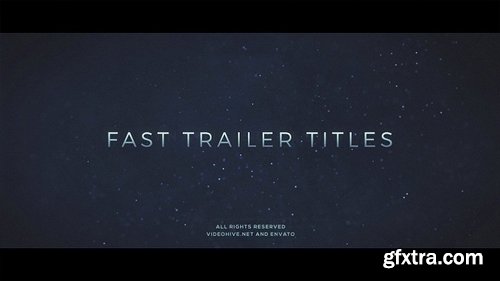 Videohive Fast Trailer Teaser 19579243