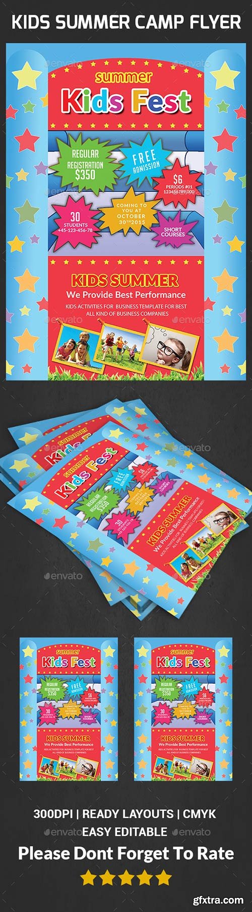 Graphicriver - Kids Summer Camp Flyer 16037685