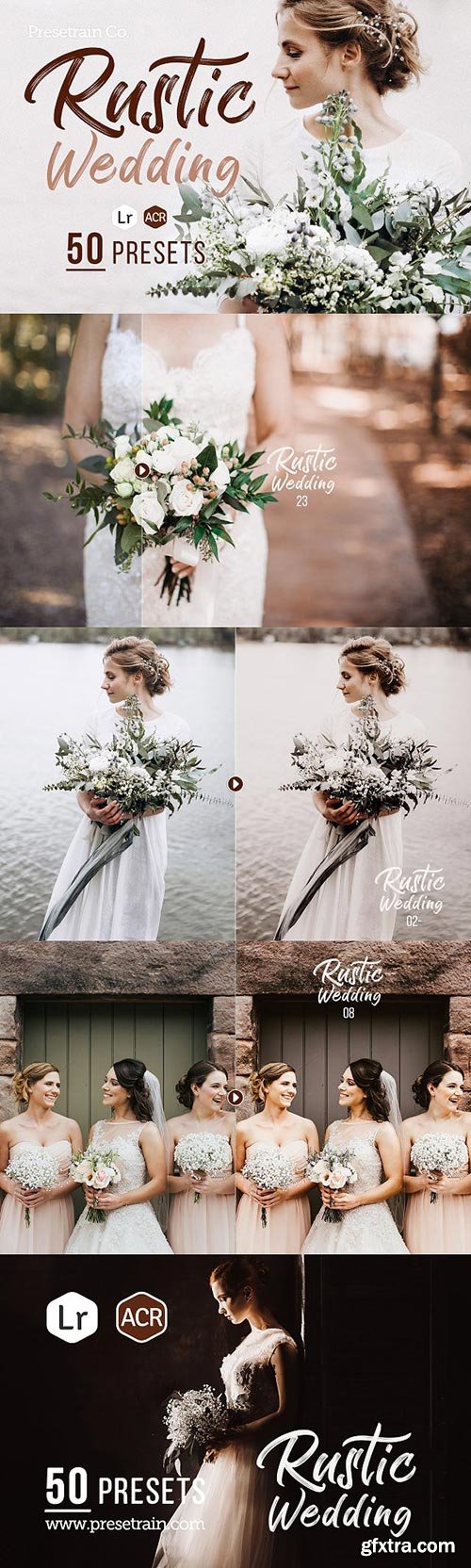 50 Rustic Wedding Presets