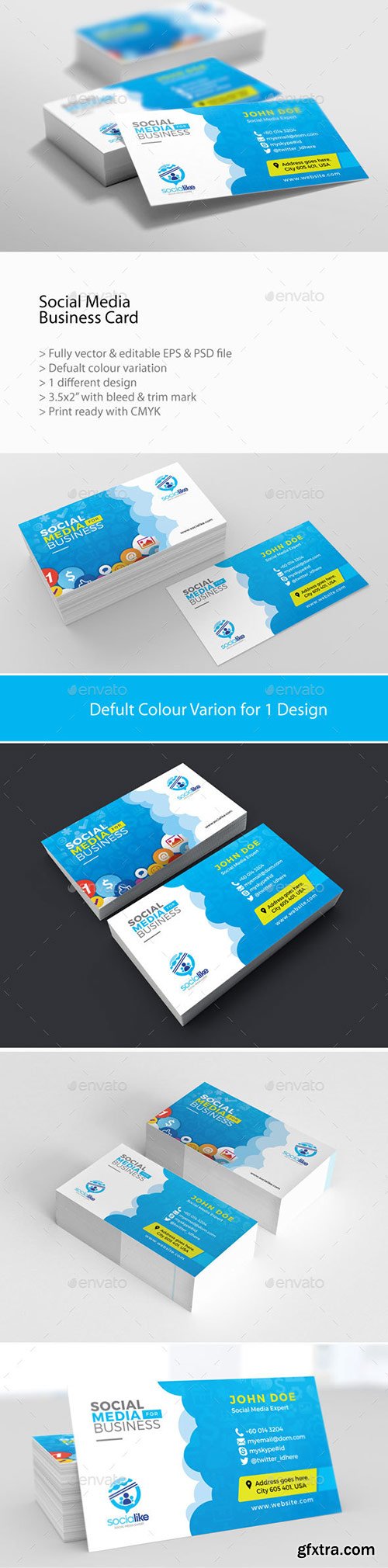 Graphicriver - Social Media Business Card 19551630