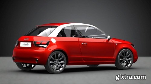 Audi A1 Metroproject Quattro Concept 3d Model