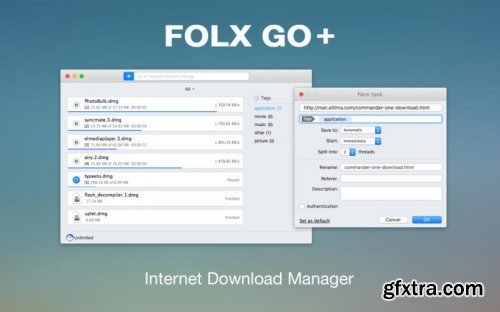 Folx GO+ 5.1.0 (Mac OS X)