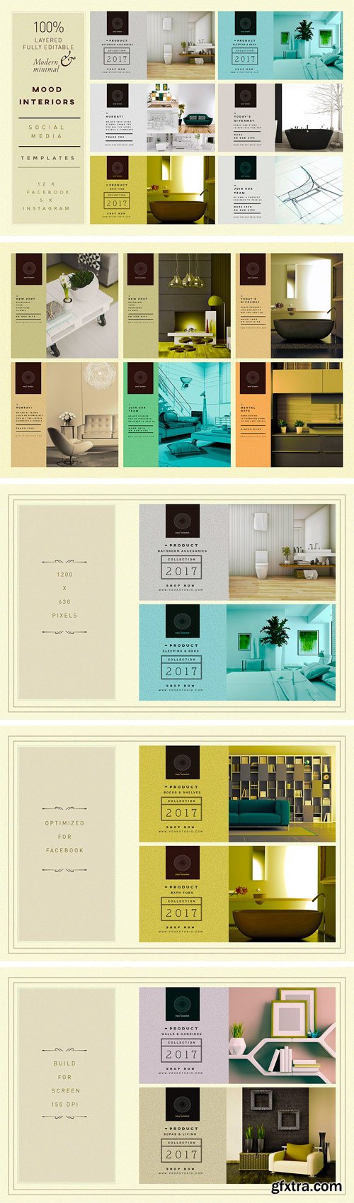 CM 1457649 - MOOD Interiors SocialMedia Templates