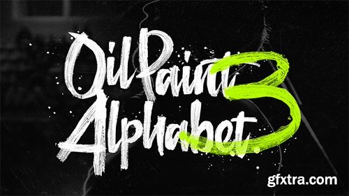 Videohive Oil Paint Alphabet 3 14348832