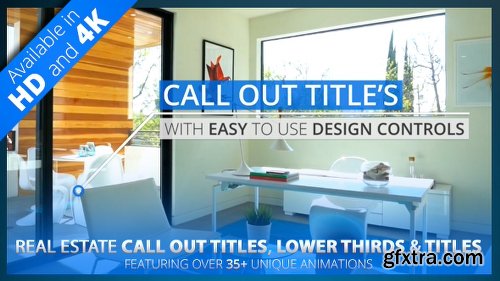 Videohive Real Estate Call Out Titles, Lower Thirds & Title Pack | HD/4K 19498549