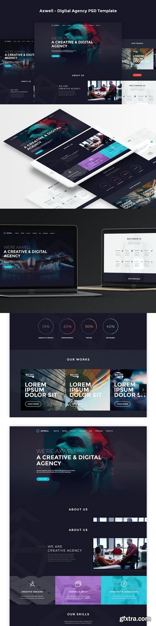 CM - Axwell - Digital Agency PSD Template 784095