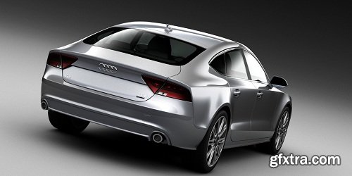 Audi A7 Sportback 3.0 TDI quattro \'2010 3d Model