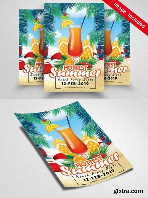 CM - Summer Beach Party Flyer 1519015