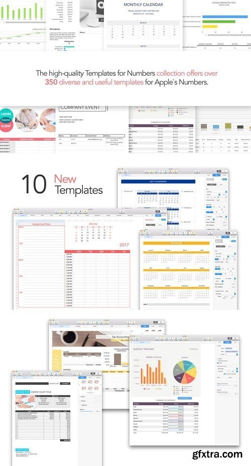 Graphic Node Templates for Numbers 4.6.1 (Mac OS X)