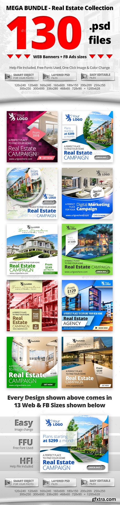 Graphicriver 10 in 1 Real Estate Web & FB Banners - MEGA Bundle 3 19578686