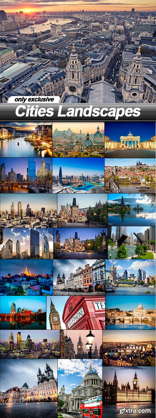 Cities Landscapes - 25 UHQ JPEG