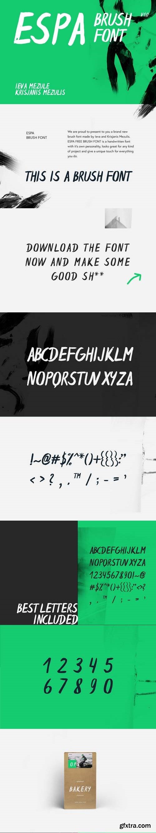 Espa Brush Font