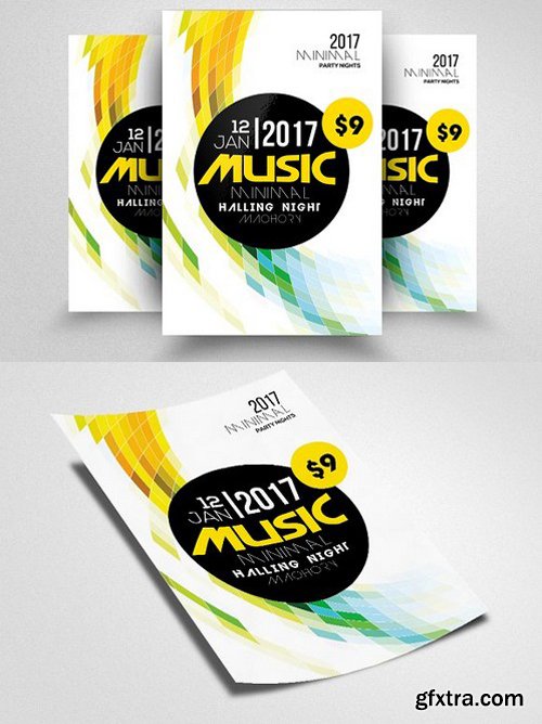 CM - Futuristic/Music Flyer Template 1519527