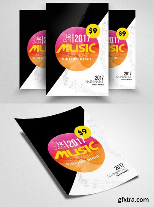 CM - Futuristic/Music Flyer Template 1519530