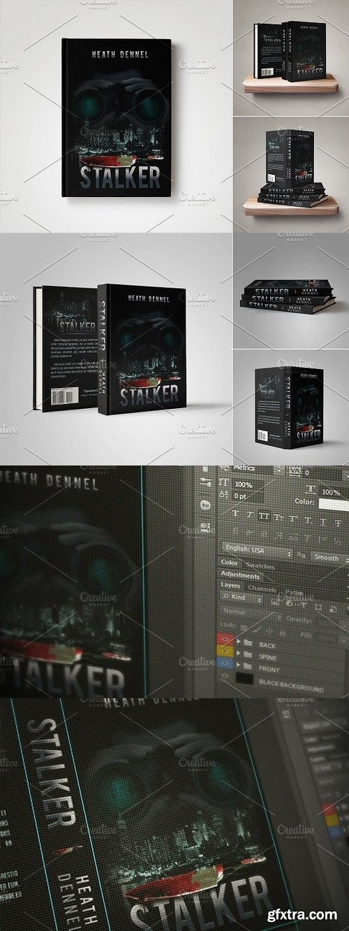 CM - Customizable Book Cover Template 06 233002